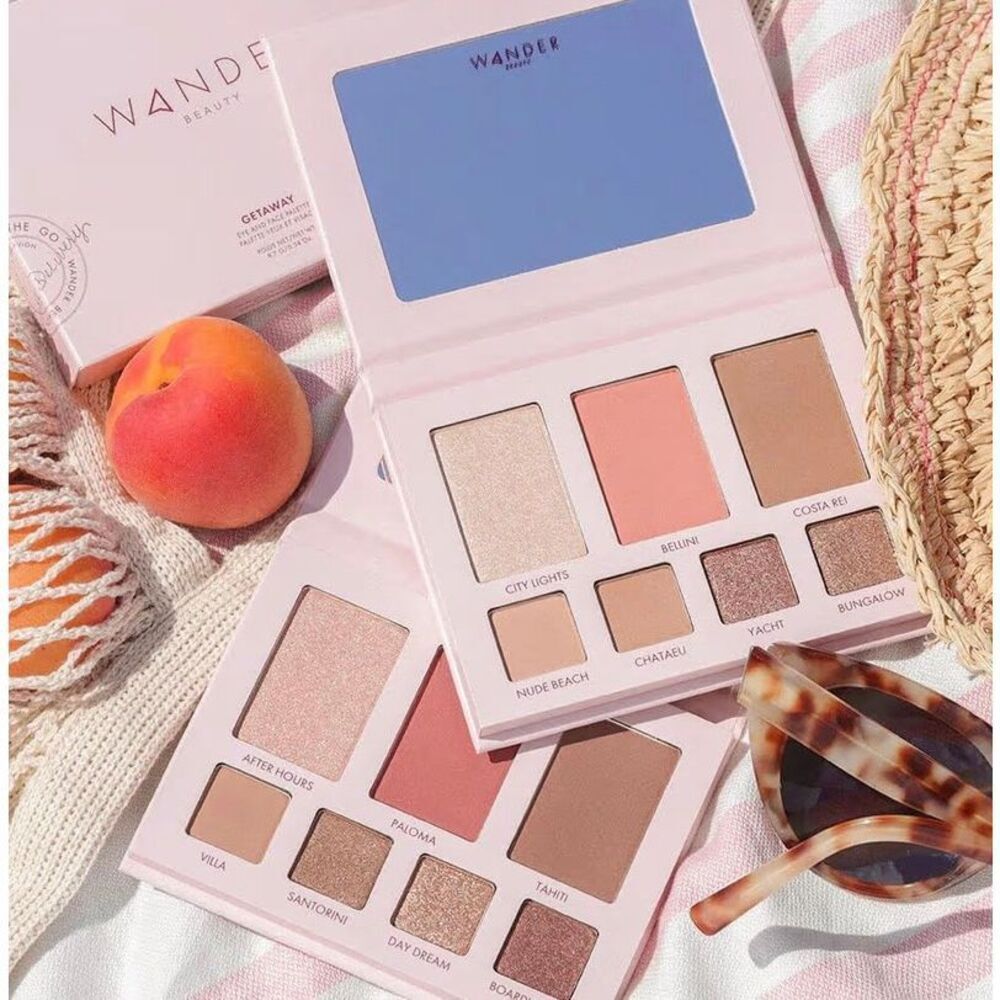 WANDER BEAUTY - Getaway Eye and Face Palette in "Sunkissed" - 7 Neutral Shades - Picture 14 of 15